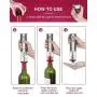 Foneta Electric Wine Opener Rechargeable Wine Bottle Opener with Charging Base, Wine Aerator Pourer, Foil Cutter, Wine Stoppers Foneta Electric Wine Opener Rechargeable Wine Bottle Opener with Charging Base, Wine Aerator Pourer, Foil Cutter, Wine Stoppers