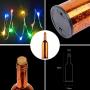 LOGUIDE Wine Bottle Light LED Starry String Lights Kit (Glass Wine Bottle & Cork Included) with Gold Spark Effect,Courtyard/Kids Room/Wedding/Party/Showcase Decor,11'' Tall