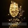 Battery Powered Fairy String Lights 8 Pack 10 ft 30 LED Starry Lights for DIY Mason Jar Wine Bottle Glasses Lighting for Home Bedroom Patio Wedding Christmas Table Decoration (Warm White)