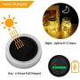 OxyLED 6 Pack Mason Jar Solar Lights + Solar String Lights Outdoor