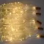 Fairy String Lights 15 Pack 6.5 Feet 20 LED Wine Bottle Cork Lights Battery Operated Flexible Starry Lights for DIY Party Wedding Bedroom Festival Halloween Bar Jar Lamp Decoration(Warm White)