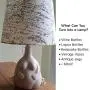 DIY Flaschenlampe-Set – Lampen-Sets Ermöglichen die Herstellung einer Weinflaschenlampe oder anderer Flaschenlampen – Lampen-Set zum Basteln mit einer Spirituosenflasche (Nickelfinition mit Silberkabel)