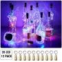 Guirlandes Lumineuses pour Bouteilles de Vin 12 Pièces, 20LED par Bouchon, avec Tournevis, Guirlande Lumineuse Alimentée par Batterie pour Fête Mariage Noël Halloween Bar Jar Lamp Décor, Couleurs. Guirlandes Lumineuses pour Bouteilles de Vin 12 Pièces, 20LED par Bouchon, avec Tournevis, Guirlande Lumineuse Alimentée par Batterie pour Fête Mariage Noël Halloween Bar Jar Lamp Décor, Couleurs.