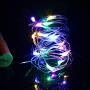 15er Pack 6,5 Fuß 20 LED Weinvorrats Korkleuchten Kupferdraht Mini Feen-Lichter, Batteriebetriebene Sterneleuchte für DIY Party Hochzeit Schlafzimmer Weihnachten Bar Glaslampen Dekoration (Multicolor)