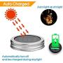zuoshini Solar Mason Jar Lights Hanging Solar Mason Jar Lid Lights Solar Garden Lights Mason Jars with Lids Solar Jar Lid String Lights LED Waterproof Fairy Jar Lids Lights (Not Including jar)