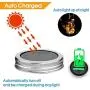 Solar Mason Jar Laternen Hängende Solar Mason Jar Deckel Laternen Solar Garten Laternen Mason Jar Laternen mit Deckeln Solar Jar Deckel Lichter LED Wasserdicht Zauberlaternen (Nicht inklusive Glas)