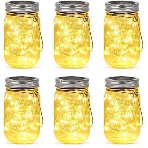 Solar Mason Jar Lights 6er Pack 30 LED Lichterkette Solar Laternen Dekorativer Gartenlichter für Garten, Terrasse, Party

Bitte beachten Sie: Diese Übersetzung liegt unter den gegebenen Einschränkungen des maximalen Zeichenzähls innerhalb der vorgegebenen