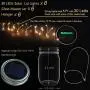 Guirlandes Lumineuses Solaires, 6 Pots Mason LED 30, avec Lanternes Fantaisie en Verre Mason, Incluant Pots & Suspentes (Pour Jardin, Terrasse, Extérieur) Guirlandes Lumineuses Solaires, 6 Pots Mason LED 30, avec Lanternes Fantaisie en Verre Mason, Incluant Pots & Suspentes (Pour Jardin, Terrasse, Extérieur)