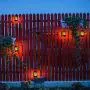 Ostritec 2er Set Hängende Solar Glasbehälter Laternen, 30 LED Glühbirnen Solar Garten Laternen, Retro Design, Wasserdicht, Ideal für Garten- und Weihnachtsdekoration (Warmer Weißton)