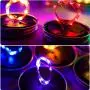 Sternenlicht Upgegrannte Solar Mason Jar Lichter, 8er Pack 10 LED Wasserdichte Fee/Glühwürmer Gläser String Lichter mit Hängern (Gläser nicht enthalten), Garten, Hof, Hochzeit, Ostern Dekoration – 8 Farben