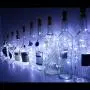 10er Set 20 LED Weinhebel Lichter Mini Feenketten Kupferdraht, Batteriebetriebene Sterne Lichter für DIY, Festival, Hochzeit, Party, Innen- & Außenbeleuchtung (Kaltweiß)