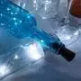 Weinleuchten mit Korken, LoveNite Batteriebetriebene 20 LED Korkform Silberdraht Bunte Mini Lichterkette (ohne Flaschen) für DIY, Party, Dekoration, Weihnachten, Halloween, Hochzeit (24, Kaltweiß)