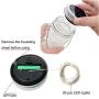 4er Pack Solar Mason Jar Lichter, 30 LEDs Hängende Solar Laternen Garten Dekoration Outdoor Lichter Warme Weiß für Tisch Dekoration Zauberkerzen für Garten Hochzeit Weihnachten Party (4er Pack Bunt)