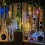 Guirlandes Lumineuses pour Bouteilles de Vin, 24 Pièces, 20 LEDs, avec Bouchons, Idéales pour Fêtes, Mariages, Décorations de Table ou Centre de Table, Couleurs Arc-en-Ciel, Blanc Chaud, Blanc Froid. Guirlandes Lumineuses pour Bouteilles de Vin, 24 Pièces, 20 LEDs, avec Bouchons, Idéales pour Fêtes, Mariages, Décorations de Table ou Centre de Table, Couleurs Arc-en-Ciel, Blanc Chaud, Blanc Froid.