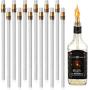 Kit de 24 Allumes-Bougies pour Bouteilles de Vin – 12 Supports d'Allumettes en Laiton avec Rondelle et 12 Jonctions en Fibre de Verre de Remplacement pour Décoration Intérieure/Extérieure Artisanale Kit de 24 Allumes-Bougies pour Bouteilles de Vin – 12 Supports d'Allumettes en Laiton avec Rondelle et 12 Jonctions en Fibre de Verre de Remplacement pour Décoration Intérieure/Extérieure Artisanale