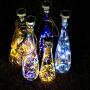 Sternenliebe Solar Diamant Weinflaschen-Lichter 10er Set 20LED Outdoor Wasserdicht Farbwechselnde Glühbirnen-Lichterkette (3 Farben), Geeignet für die meisten Weinflaschenhälse, für Garten, Terrasse, Party-Dekoration