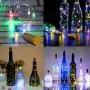 Guirlandes Lumineuses Étoilées Sanniu, 10 Pièces, pour Bouteilles en Cuivre, Idéales pour Vin, Bière, Chambre, Fêtes, Mariage, Décoration (7.2m/2m Couleurs Multiples) Guirlandes Lumineuses Étoilées Sanniu, 10 Pièces, pour Bouteilles en Cuivre, Idéales pour Vin, Bière, Chambre, Fêtes, Mariage, Décoration (7.2m/2m Couleurs Multiples)