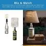 Bottle lamp kit, with 9mm Glass Drill bit, Works with Wine Bottle or Any Other Glass Liquor Bottles, UNO Slip-on Socket 8 ft Clear Cord UL Listed lamp Wiring Parts.