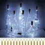 Wine Bottle Cork Lights, 15 Pack 20 LED Battery Operated Wine Bottle Lights Waterproof Fairy Copper Wire Mini String Lights for DIY, Christmas, Wedding Decor(Cold White) Wine Bottle Cork Lights, 15 Pack 20 LED Battery Operated Wine Bottle Lights Waterproof Fairy Copper Wire Mini String Lights for DIY, Christmas, Wedding Decor(Cold White)