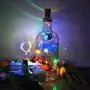 Guirlande Lumineuse en Liège avec Bouteilles de Vin, 6 Pièces, Alimentée par Batterie, Couleurs Multiples Guirlande Lumineuse en Liège avec Bouteilles de Vin, 6 Pièces, Alimentée par Batterie, Couleurs Multiples