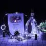 20 LED Weinvorratsleuchten mit Korken, 10er Pack – 2m Kupferdraht Sterne-Feenleuchten zur individuellen Gestaltung von Veranstaltungen, Party, Hochzeit, Weihnachten, Halloween (10er Pack – Kaltweiß)