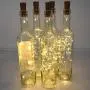 Fairy String Lights 15 Pack 6.5 Feet 20 LED Wine Bottle Cork Lights Battery Operated Flexible Starry Lights for DIY Party Wedding Bedroom Festival Halloween Bar Jar Lamp Decoration(Warm White)