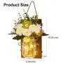 Décor Mural CHENBEN : Pots Sceaux Lumineux LED, Guirlandes Lumineuses et Fleurs avec Télécommande et Fonction Minuterie – Décor Rustique pour Maison/Cuisine/Chambre/Salon (Set de 2) Décor Mural CHENBEN : Pots Sceaux Lumineux LED, Guirlandes Lumineuses et Fleurs avec Télécommande et Fonction Minuterie – Décor Rustique pour Maison/Cuisine/Chambre/Salon (Set de 2)