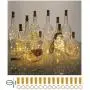 ''N/A'' Wine Bottle Lights with Cork Fairy String Lights for Wedding Party DIY Christmas Halloween Bar Decor 15 Pack ''N/A'' Wine Bottle Lights with Cork Fairy String Lights for Wedding Party DIY Christmas Halloween Bar Decor 15 Pack