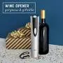 Oster Cordless Electric Wine Bottle Opener with Foil Cutter, FFP - FPSTBW8207-S-AMZ, Silver, One Oster Cordless Electric Wine Bottle Opener with Foil Cutter, FFP - FPSTBW8207-S-AMZ, Silver, One