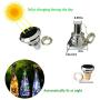 Sternenliebe Solar Diamant Weinflaschen-Lichter 10er Set 20LED Outdoor Wasserdicht Farbwechselnde Glühbirnen-Lichterkette (3 Farben), Geeignet für die meisten Weinflaschenhälse, für Garten, Terrasse, Party-Dekoration