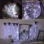 8er Pack Solarbetriebene Weinvorratsleuchten mit 20 LEDs, wasserdichte Korkleisten-Fairy-Lichter für Weinflaschen, Garten, Terrasse, Tischdeko (Weiß)