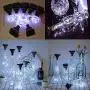 ZYLiWoo Sterne Liebe Solar Flaschenlichtschnur, 12 Stück Solar Wein Flaschen Lichtschnur, Outdoor Wasserdicht Kork Lichter für Hochzeit Urlaub Garten Terrasse Pfad Outdoor Wein Flasche Dekorativ