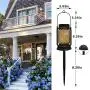 Solarleuchter aus Glasbehältern, 2er Set, 30 LED-Lichter, hängende Solar-Lichter, dekorative Solar-Lichter für Zuhause, Garten, Terrasse, Party, Hochzeit