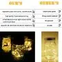 Upgraded Solar Mason jar Lights Solar Outdoor Lanterns 6 Pack 30 LED Waterproof Table Lights Solar Firefly Light for Christmas Wedding Party Terrace Garden Decoration（Hangers and Jars Included）