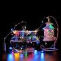 Sanniu Flaschenlampen, 10er Pack Kupfer Sternen Wein Flaschen Fairy Lights für Flasche, Batteriebetriebene Bier Flaschen Lampen Set für Schlafzimmer, Partys, Hochzeit, Dekoration (2m/7.2ft Multicolor)