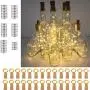 Tibodew 28 Pack 20 LED Wine Bottle Lights with Cork, 3.3ft Warm White Cork Lights Battery Operated Fairy Mini String Lights for Liquor Bottles Crafts Party Wedding Halloween Christmas Decoration Tibodew 28 Pack 20 LED Wine Bottle Lights with Cork, 3.3ft Warm White Cork Lights Battery Operated Fairy Mini String Lights for Liquor Bottles Crafts Party Wedding Halloween Christmas Decoration