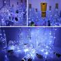 MUMUXI 10 Pack 20 LED Wine Bottle Lights with Cork, 3.3ft Silver Wire Cork Lights Battery Operated Fairy Mini String Lights For Liquor Bottles Crafts Party Wedding Halloween Christmas Decor,Cool White