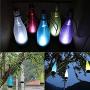 YINGMAN LED Solar Powered Bottle Light Hanging Patio Lamp Flame Effect Garden Yard Hanging Lamp (Set of 5)