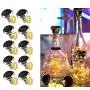 YITING Solar Diamond Shaped Wine Bottle Cork Lights 10 Pack Solar String Fairy Lights Outdoor Waterproof for Wedding Holiday Garden Patio Pathway Bar Concert Indoor Outdoor Decorative (Warm White) YITING Solar Diamond Shaped Wine Bottle Cork Lights 10 Pack Solar String Fairy Lights Outdoor Waterproof for Wedding Holiday Garden Patio Pathway Bar Concert Indoor Outdoor Decorative (Warm White)