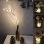 6 PCS Feehen YKB Sternenkettenlichter mit 20 Mikroleuchten an 3,3FT/1m Kupferdraht, mit 2xCR2032 (inkl.) Batterien betriebene, für Hochzeit Party Halloween Weihnachten Dekorationen, Warmweiß