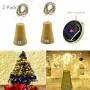 LiXiongBao 2 Pack 6.6 Ft Solar Powered Wine Bottle Lights,20 LED Waterproof Warm White Cork Shaped Fairy String Lights for Wedding,Christmas,Halloween,Outdoor,Holiday,Garden,Patio,Pathway,Lawn Decor LiXiongBao 2 Pack 6.6 Ft Solar Powered Wine Bottle Lights,20 LED Waterproof Warm White Cork Shaped Fairy String Lights for Wedding,Christmas,Halloween,Outdoor,Holiday,Garden,Patio,Pathway,Lawn Decor