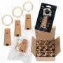 30 LED 9er Korken-Lichter mit Korken, 9,84m Akkubetriebene Korken-Fadenlampen für DIY-Feenlampen, Dekoration für Zuhause, Party, Hochzeit, Weihnachten, Halloween, Indoor und Outdoor