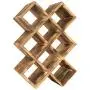 MyGift Countertop Burnt Wood 8-Bottle Wine Rack MyGift Countertop Burnt Wood 8-Bottle Wine Rack
