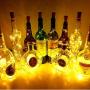 Aipatal Wine Bottle Lights with Cork, 12 Pack 20 LED Fairy Lights on Silver Wire Wine Bottle Cork Lights, LR44 Battery Operated Lights, Wine Bottle Decoration for Wedding Party Bar Decor (Yellow)