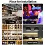 Éclairage de suivi HSL, Spots pour plafond et mur, Lampes de cascade de suivi, Luminaires en bouteille de vin, utilisés pour l'éclairage d'art intérieur, les armoires à vin, l'éclairage de bar, Noir (Bleu brillant). Éclairage de suivi HSL, Spots pour plafond et mur, Lampes de cascade de suivi, Luminaires en bouteille de vin, utilisés pour l'éclairage d'art intérieur, les armoires à vin, l'éclairage de bar, Noir (Bleu brillant).