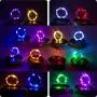 Sternenlicht Upgegrannte Solar Mason Jar Lichter, 8er Pack 10 LED Wasserdichte Fee/Glühwürmer Gläser String Lichter mit Hängern (Gläser nicht enthalten), Garten, Hof, Hochzeit, Ostern Dekoration – 8 Farben