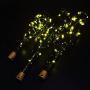 Set of 3 Wine Bottle Lights, ATTAV Warm White LED Cork Shaped Starry String Lights - 15LED 30inch/75cm Copper Wire Fairy Lights for Bottle DIY, Party, Christmas, Wedding, Dancing