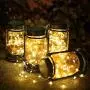 4 Pack Solar Lantern Outdoor Waterproof, Hanging Mason Jar Garden Retro Solar Lights with 30 Led Lights Decorative Lantern for Backyard Lawn and Pathway (Warm Light ) 4 Pack Solar Lantern Outdoor Waterproof, Hanging Mason Jar Garden Retro Solar Lights with 30 Led Lights Decorative Lantern for Backyard Lawn and Pathway (Warm Light )