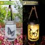 Alritz Solar Mason Jar Lid Lights - 30 LED Warm White Fairy String Lights Lid (Jars Not Included) for Patio Garden Yard Lawn Decor Fit for Regular Mouth Jars