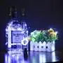 20 LED Weinvorratsleuchten mit Korken, 10er Pack – 2m Kupferdraht Sterne-Feenleuchten zur individuellen Gestaltung von Veranstaltungen, Party, Hochzeit, Weihnachten, Halloween (10er Pack – Kaltweiß)